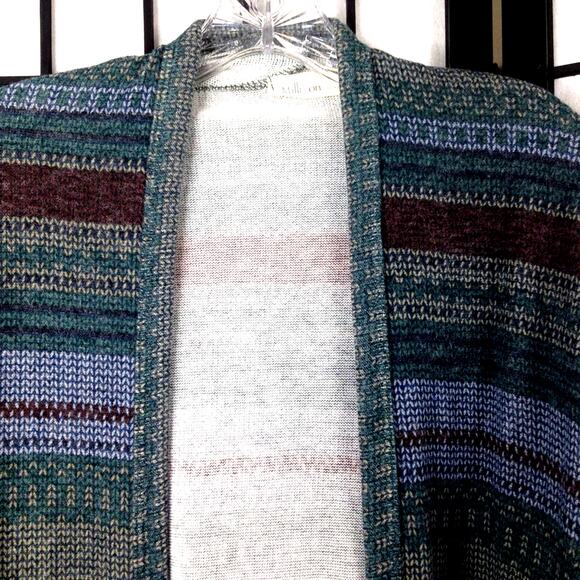 Millibon USA Striped Cardigan Sweater - Picture 2 of 6